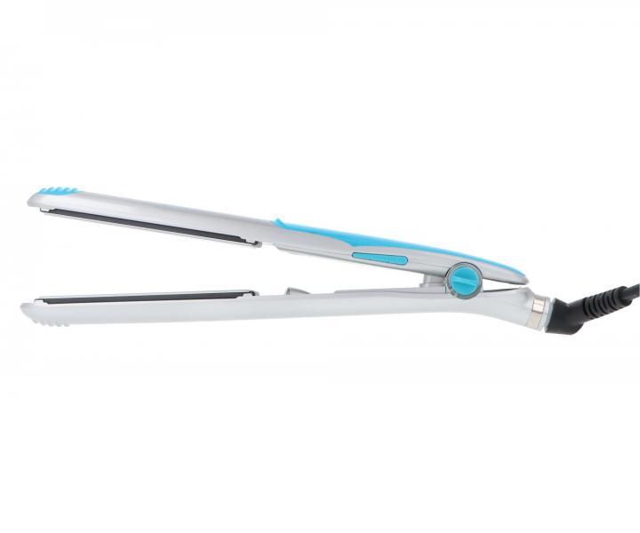 Profesionlna ehlika na vlasy Eurostil Professional Platinium Ceramic Tourmaline Straightener - strieborn/modr