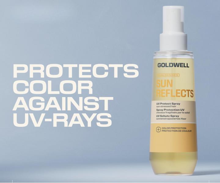 Bezoplachov� sprej na vlasy vystaven� slnku Goldwell Dualsenses Sun Reflects UV Protect Spray - 150 ml