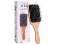 Ploch� dreven� kefa na vlasy s divia��mi a nylonov�mi �tetinami Sister Young Vera Hair Brush - 24,3 x 8 cm