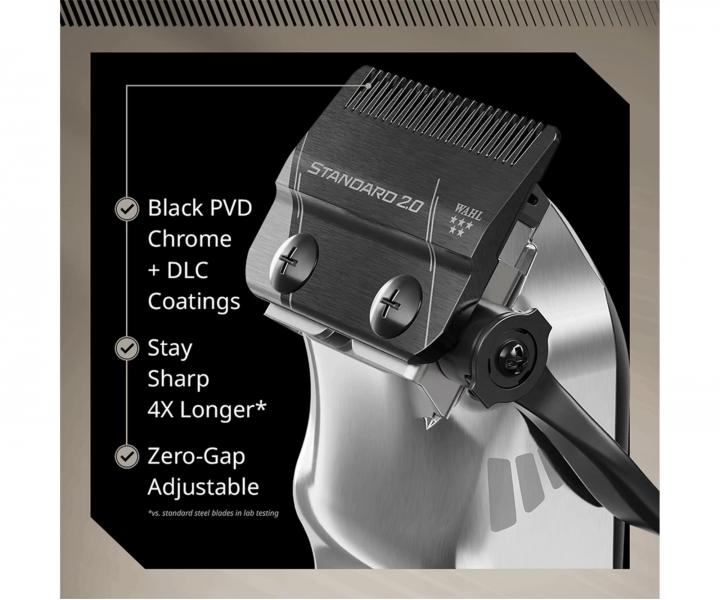 Profesion�lny stroj�ek na vlasy Wahl Senior 2.0 Professional Cordless Clipper - �ierny