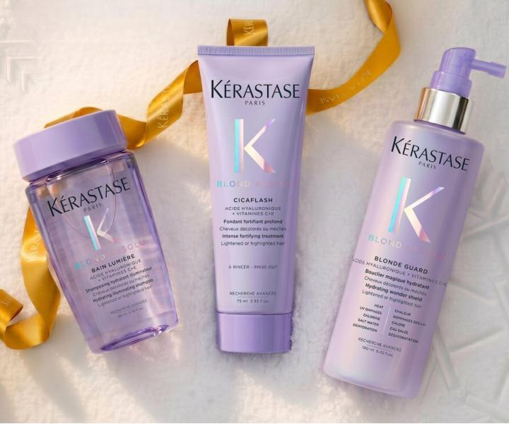 Dar�ekov� sada pre hydrat�ciu a rozjasnenie blond vlasov K�rastase Blond Absolu Set