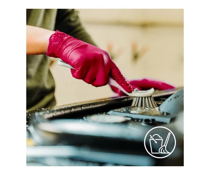 Siln nitrilov rukavice Espeon Nitril Premium 3 - 100 ks, erven, vekos M