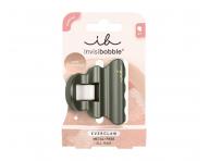 �kripec do vlasov Invisibobble Everclaw M Piny Plateau - metalick� tmavo �ed�
