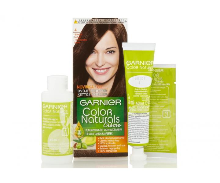 Permanentn farba Garnier Color Naturals 4 stredne hned