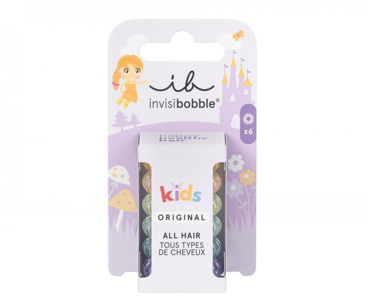 Detsk sada ozdobnch pirlovch gumiiek Invisibobble KIDS Original Take Me to Candyland - 6 ks