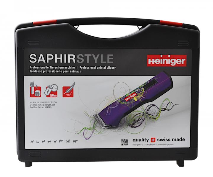 Profesionlny strojek na srs Heiniger Saphir Style - fialov