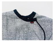 P�nska pl�tenka na strihanie vlasov a f�zov Eurostil Barber - �ed� s potla�ou