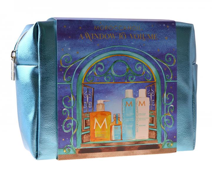 Dar�ekov� sada pre objem jemn�ch vlasov Moroccanoil A Window to Volume