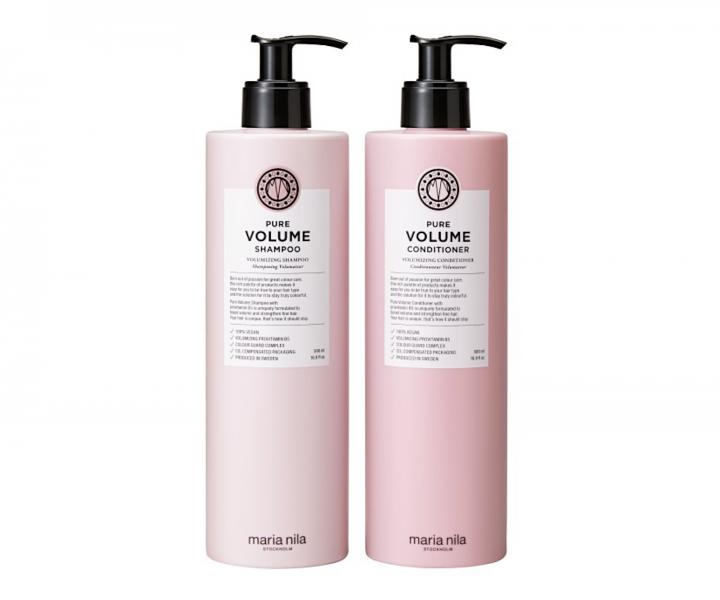 Darekov sada pre objem jemnch vlasov Maria Nila Pure Volume Duo Bundle