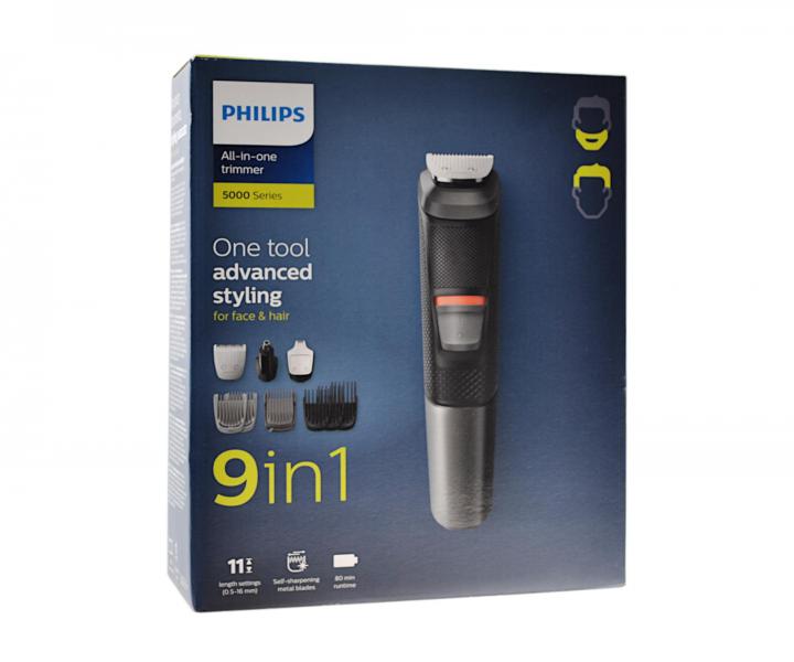 Zastrihva vlasov a fzov Philips 9v1 Multigroom MG5720/15